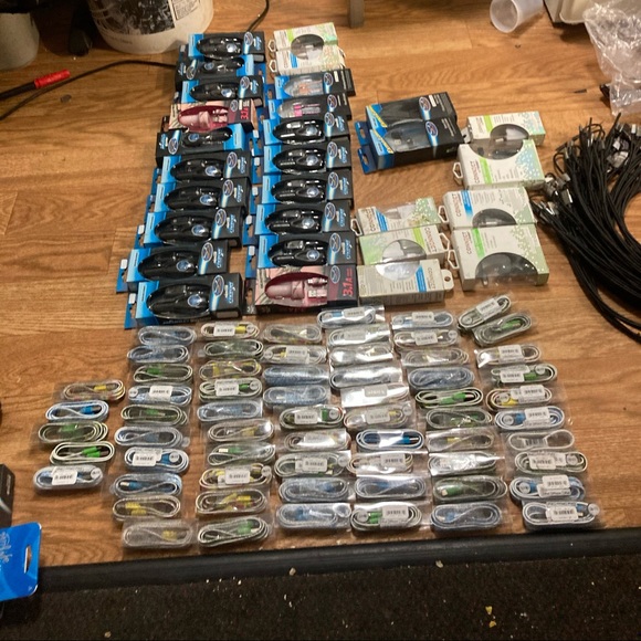 130 phone charging cables these are all brand new